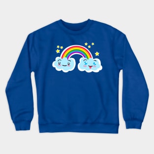 Rainbow Happy Smile Crewneck Sweatshirt